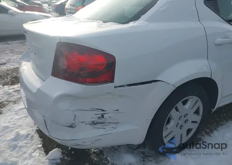 2014 Dodge Avenger Se from USA, damaged, VIN 1C3CDZAB4EN233349